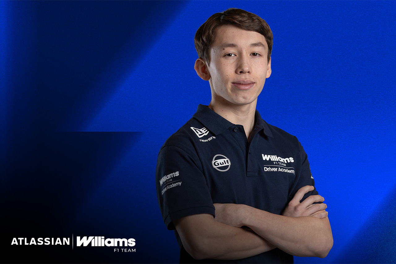 中村紀庵ベルタ、ウィリアムズF1と育成ドライバー契約