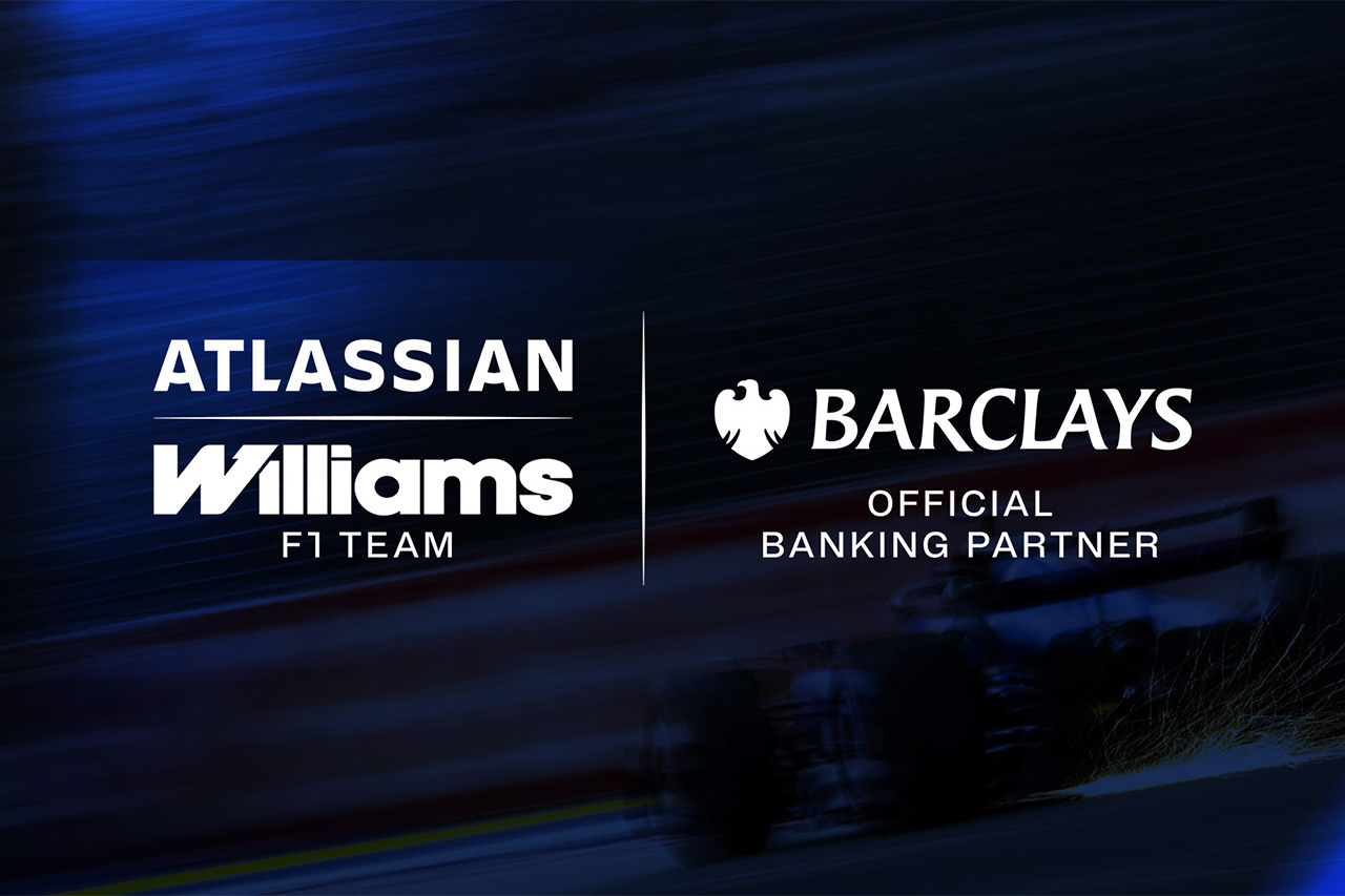 ウィリアムズF1、バークレイズと公式バンキングパートナー契約を締結