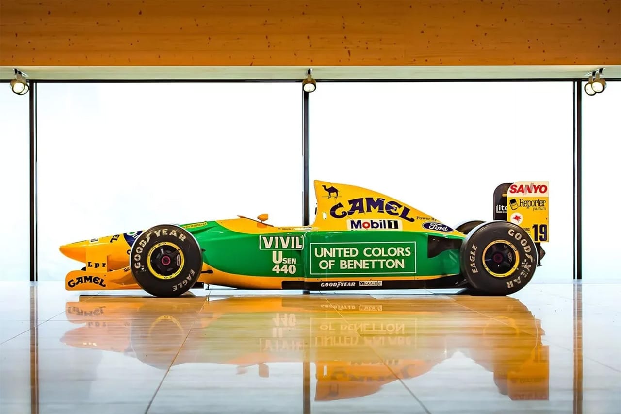 ミハエル・シューマッハ初勝利F1マシン、想定額を大きく下回る9億円超で落札