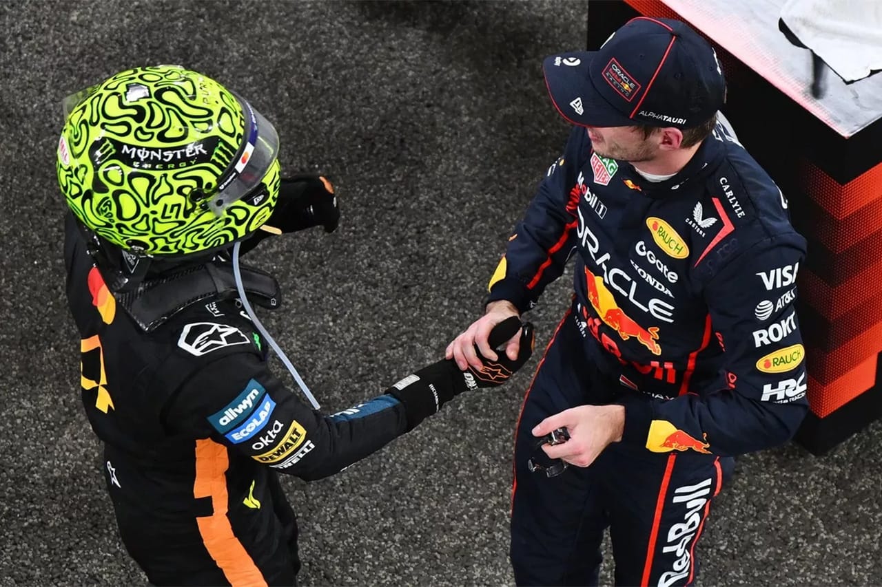 F1王者ランド・ノリス 「フェルスタッペンには今も尊敬する部分がたくさんある」