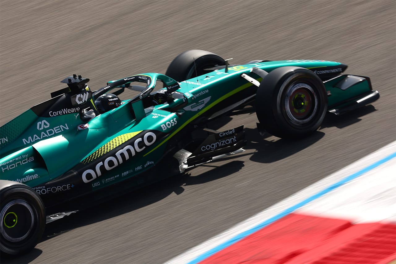 アストンマーティンF1 ホンダPU異常でバーレーンテスト初日わずか36周