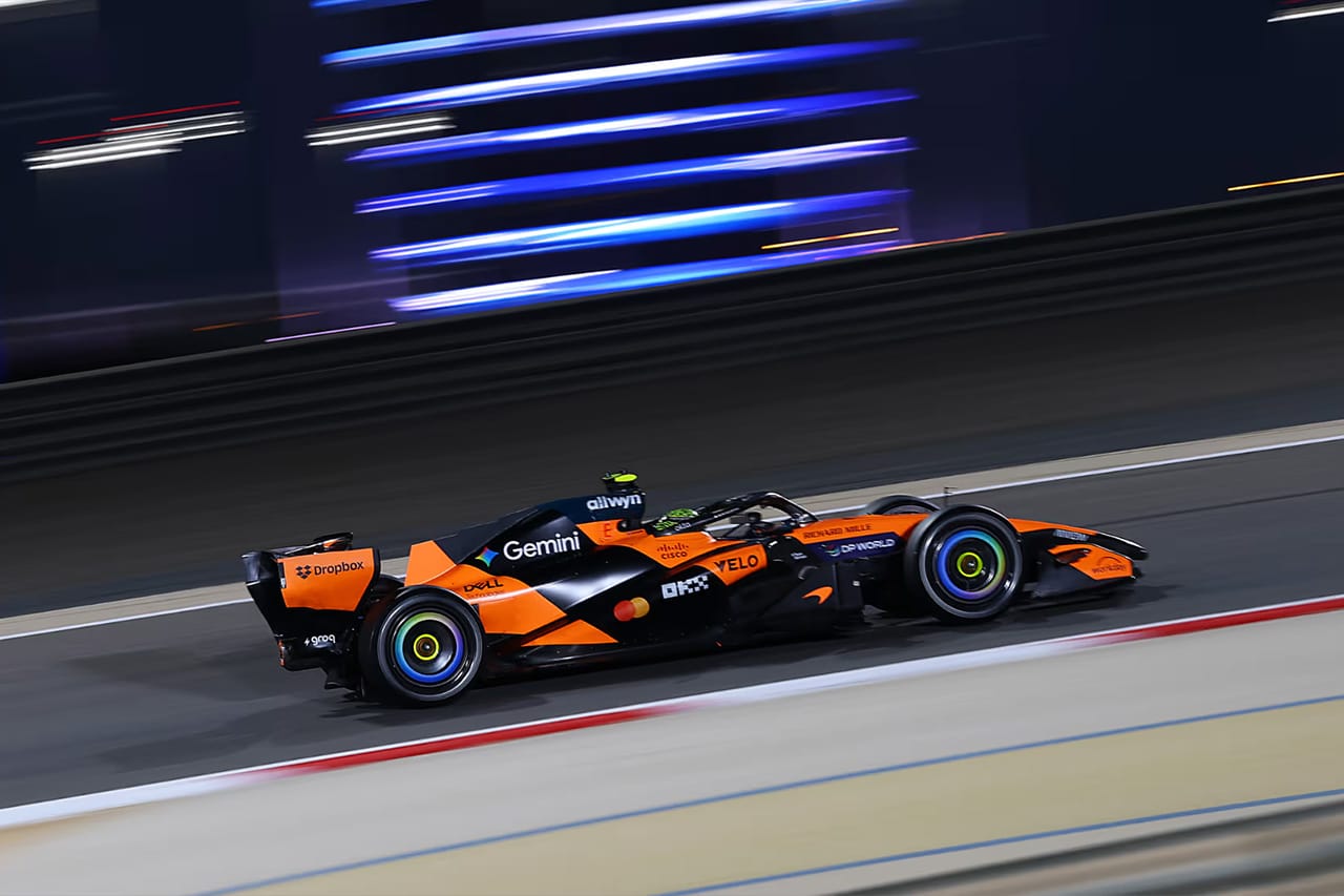 2026年F1バーレーンテスト初日：ランド・ノリス最速、フェルスタッペンが続く