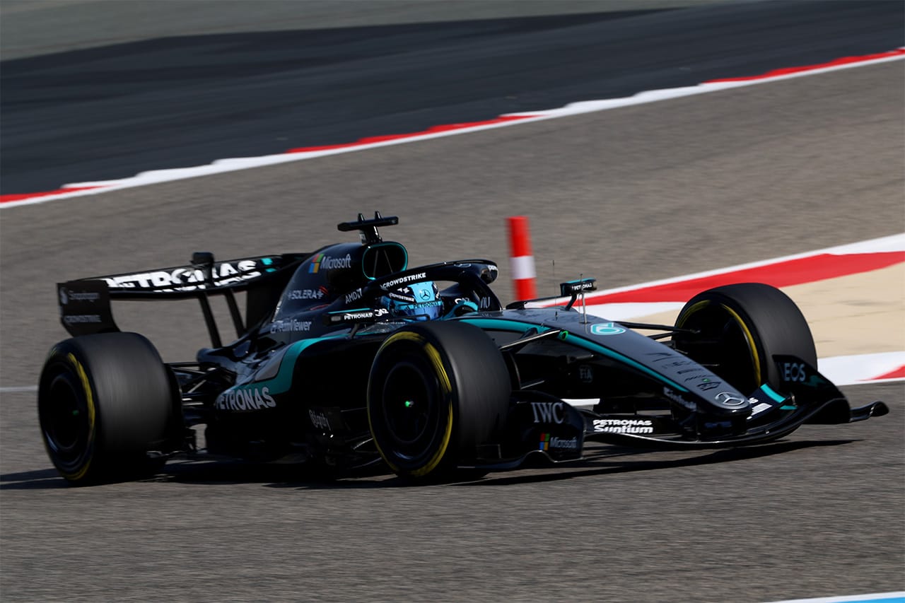 メルセデスF1 バーレーン初日で暗雲 サスペンション問題が直撃