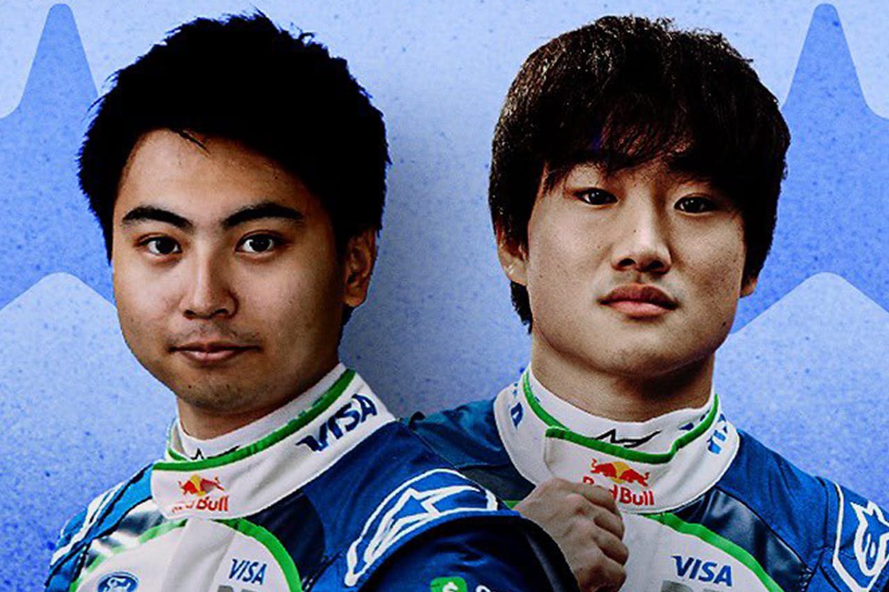 レーシングブルズF1 角田裕毅と岩佐歩夢を2026年リザーブドライバーに起用