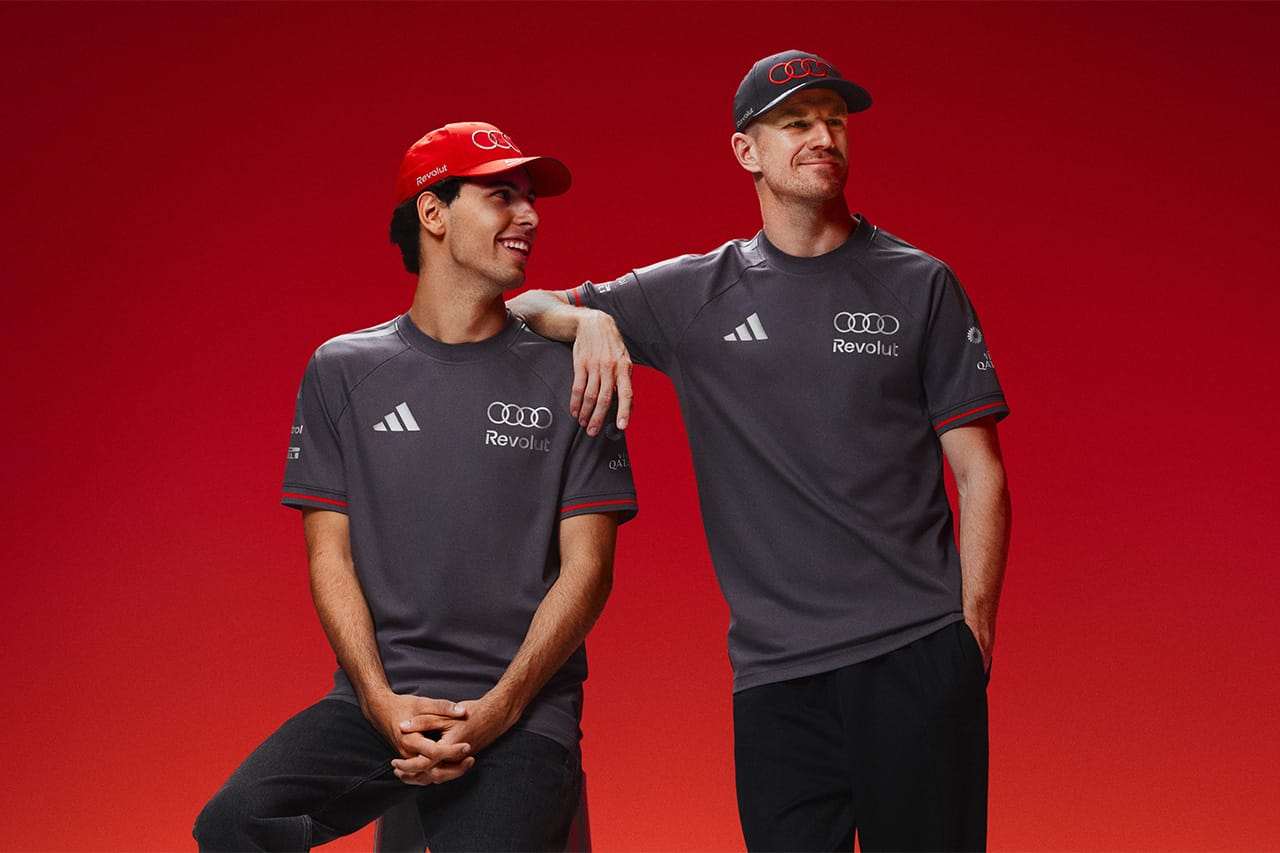 アウディF1、アディダスと公式コレクションを発表 2月19日発売開始