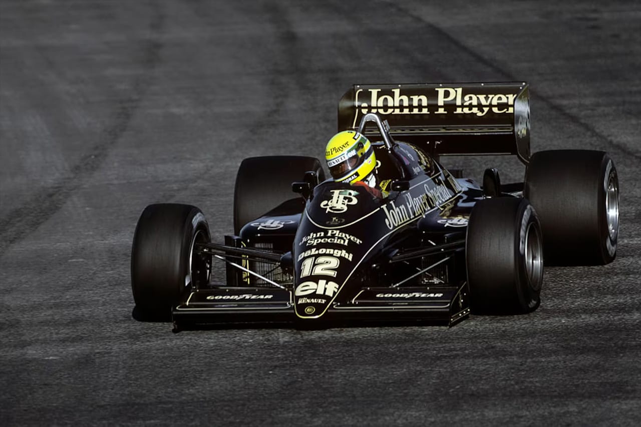 アイルトン・セナの1986年F1マシン「ロータス98T」がオークションに登場