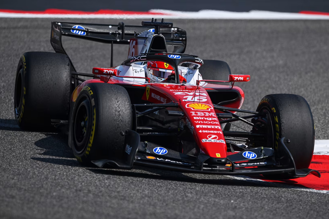 F1バーレーンテスト3日目 シャルル・ルクレールが午前最速