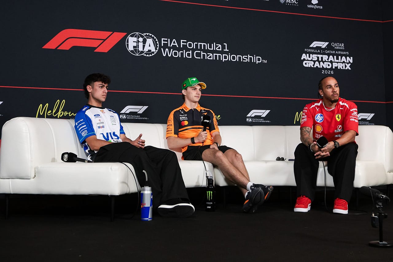F1オーストラリアGP 木曜会見(パート2) リンドラッド、ピアストリ、ハミルトン