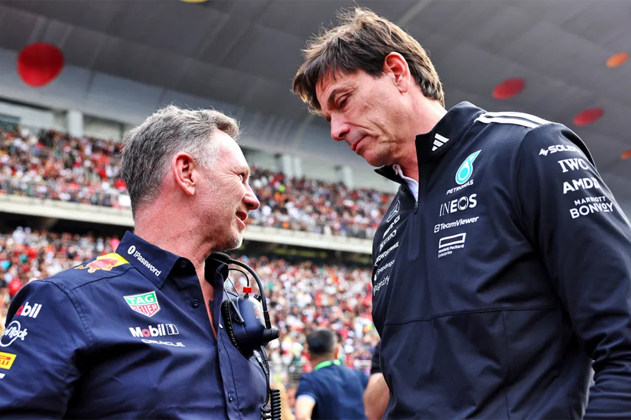 トト・ヴォルフとクリスチャン・ホーナー アルピーヌF1株争奪戦で再び対決
