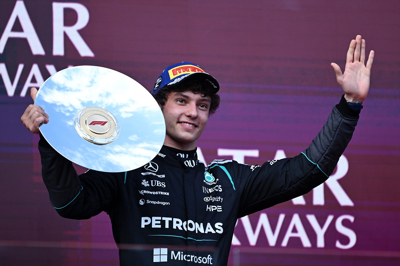 キミ・アントネッリ F1開幕戦で2位 ブランドル「シューマッハを思い出した」