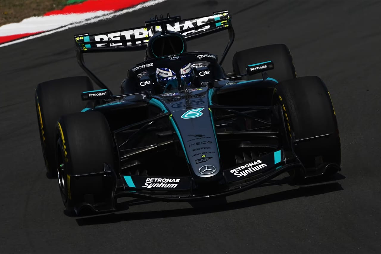 F1中国GP フリー走行 メルセデス圧倒 ラッセル最速アントネッリ2番手