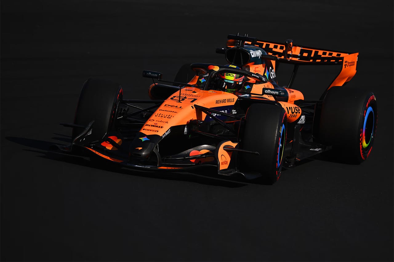 F1日本GP オスカー・ピアストリがFP2最速 アントネッリとラッセルが続く