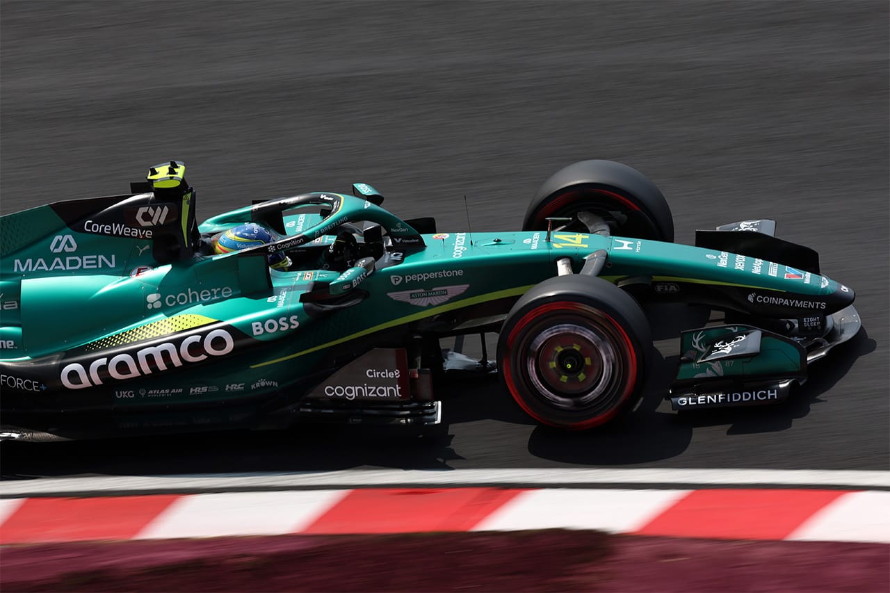 F1日本GP 予選Q1 アストンマーティン・ホンダは最下位敗退