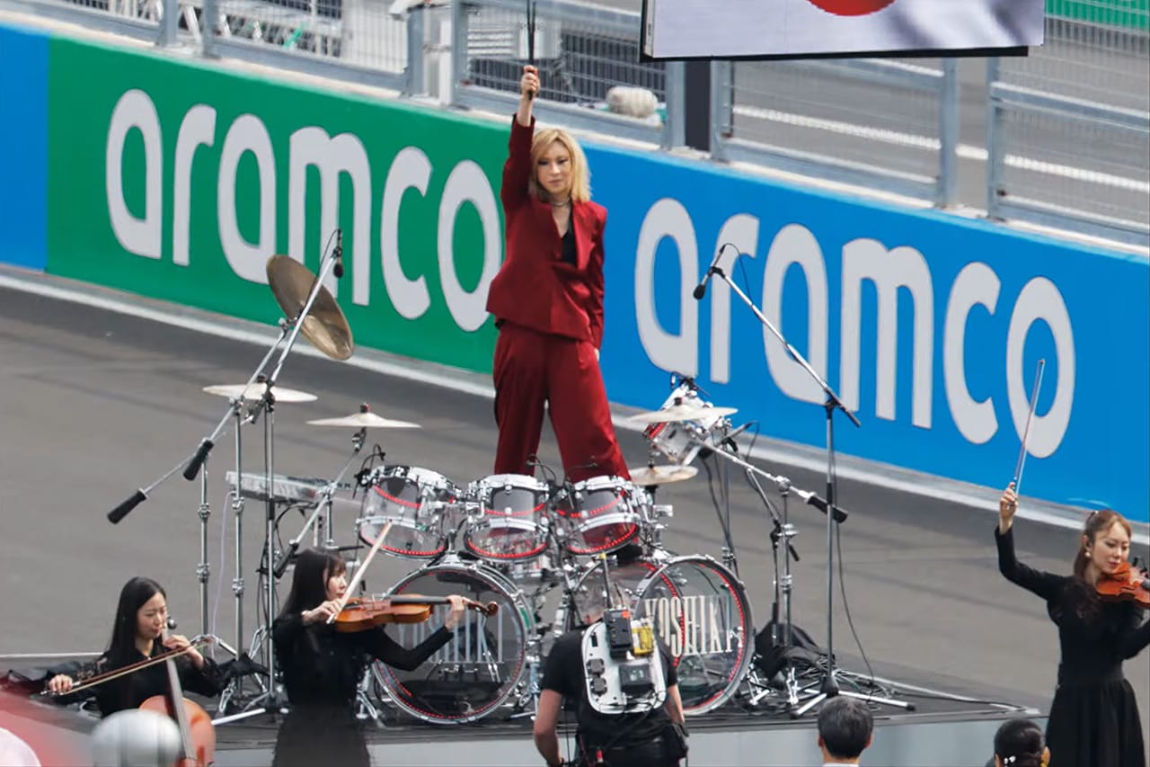 YOSHIKI F1日本GPで国歌演奏「君が代」をピアノ＆ドラムで特別アレンジ