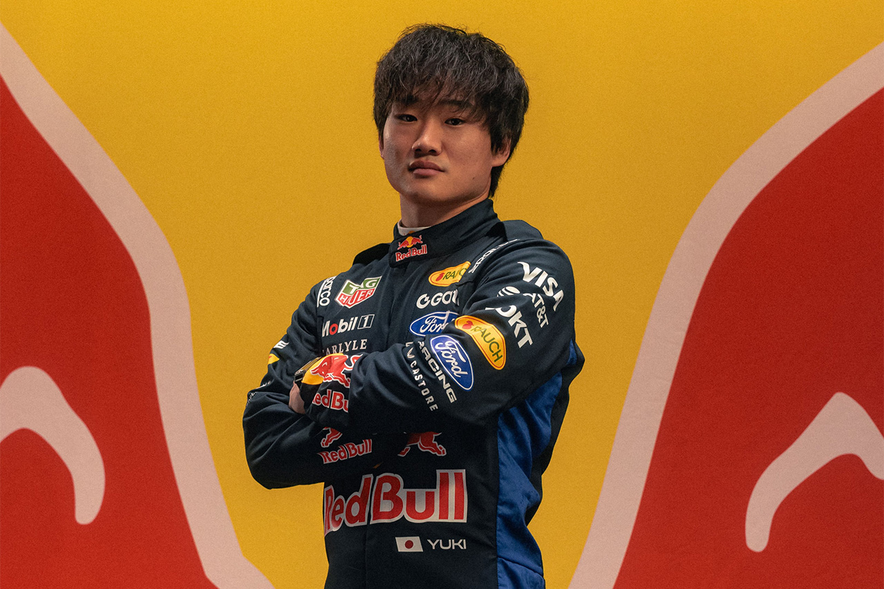 角田裕毅の写真&動画公開にファン歓喜 レッドブルF1がSNS要望に即対応