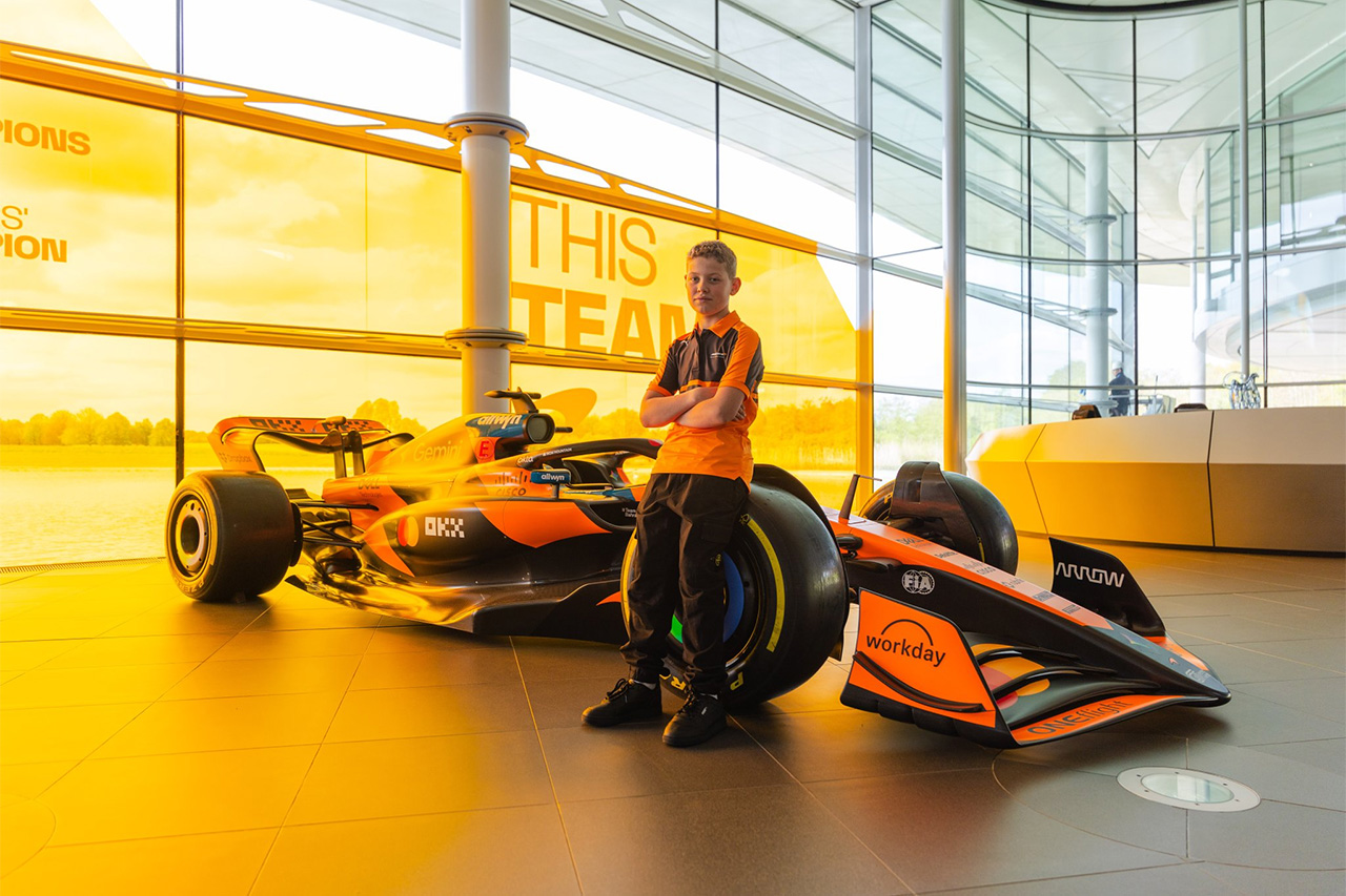 マクラーレンF1 11歳ハリー・ウィリアムズと育成契約 ハミルトン超え最年少
