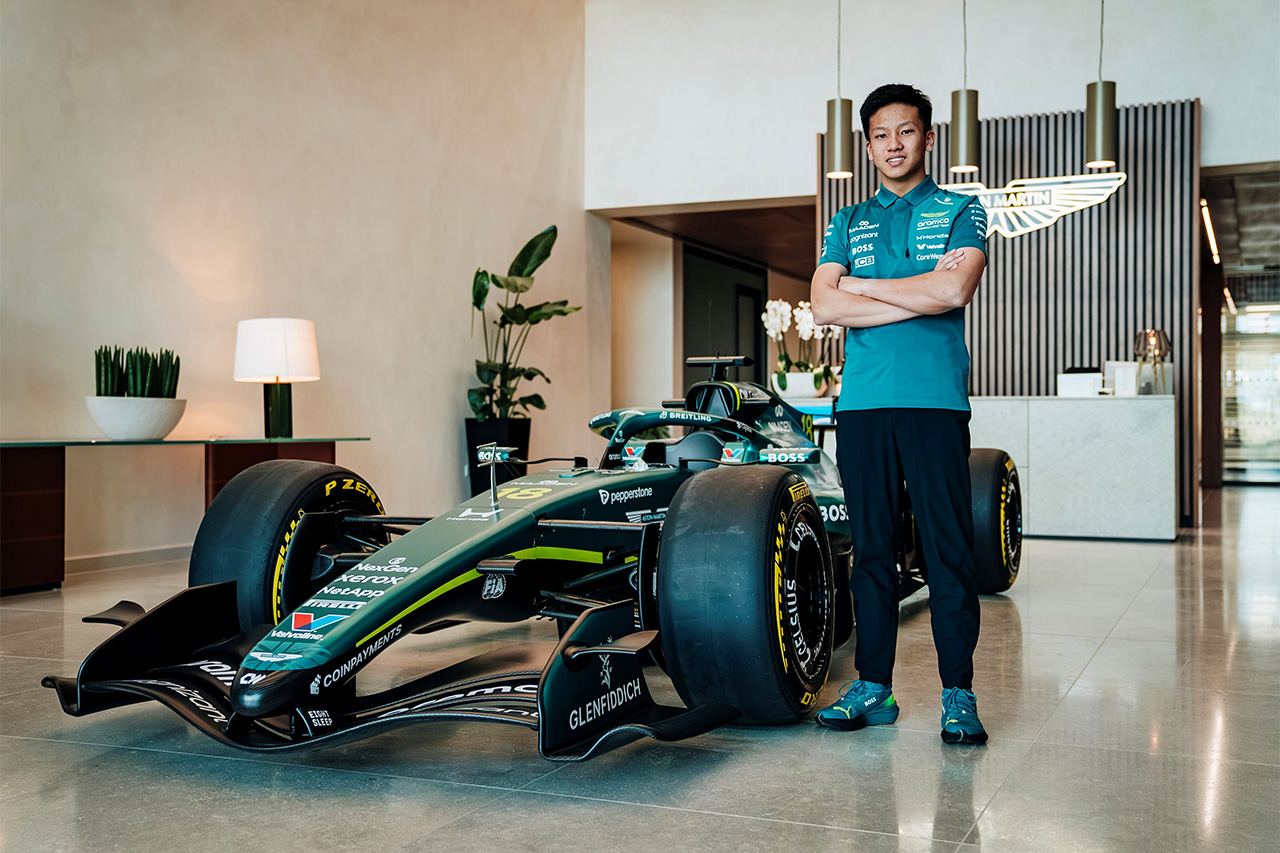 アストンマーティンF1 中国の17歳チー・ジェンルイと育成契約