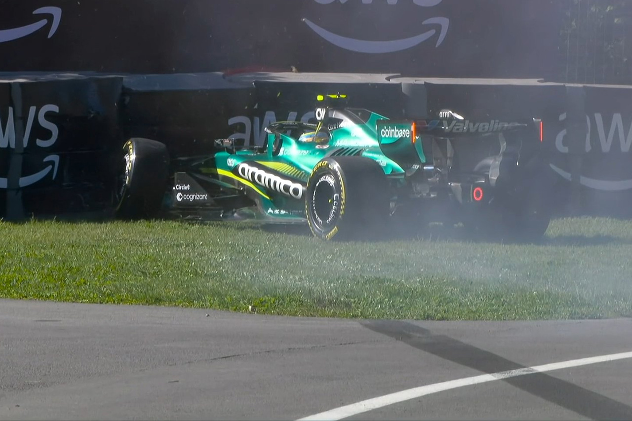 フェルナンド・アロンソ F1カナダGP SQ1でクラッシュ「ロックアップした」