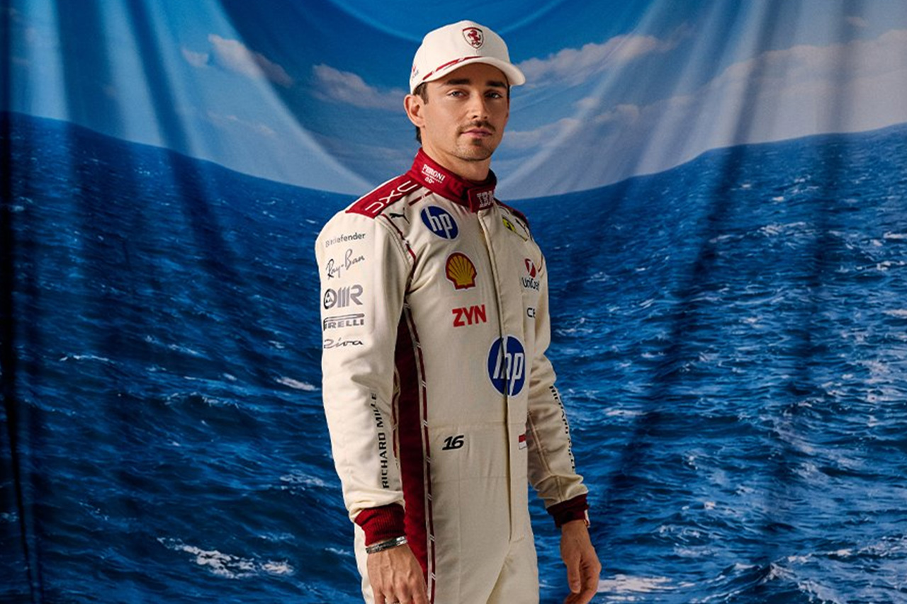 シャルル・ルクレール F1モナコGPで特別スーツ着用「街中に僕の物語がある」