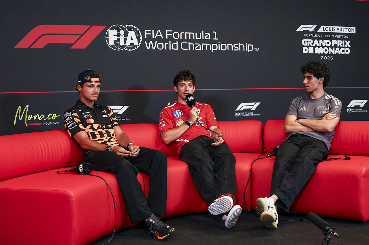 F1モナコGP 記者会見 PART1:ルクレール「フェラーリは常に第一の選択だった」