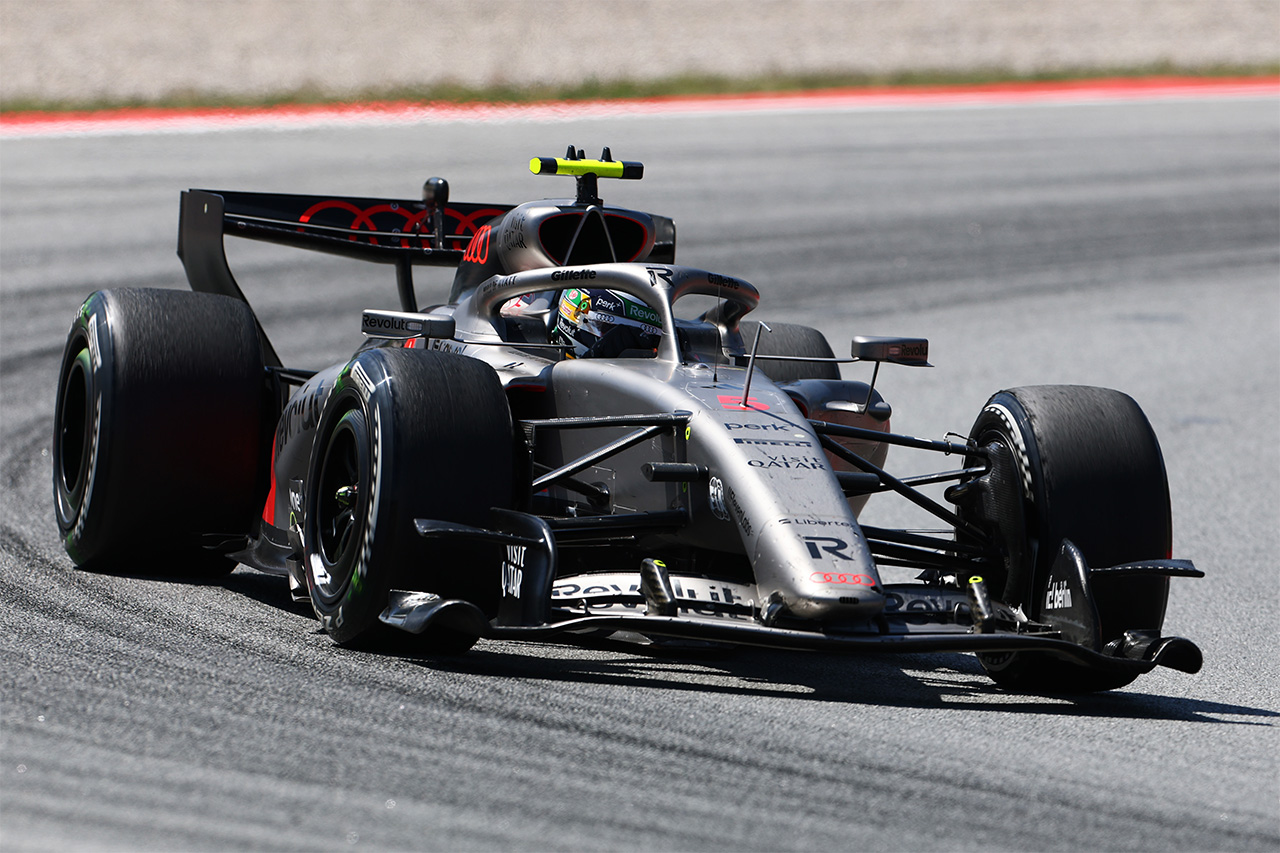 アウディF1 ADUOアップデート投入か デモ走行で憶測広がる