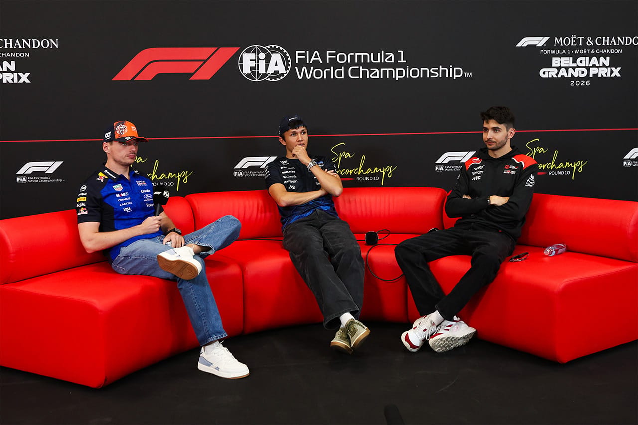 F1ベルギーGP 記者会見 PART1：フェルスタッペン「僕の側から話すことは何もない」
