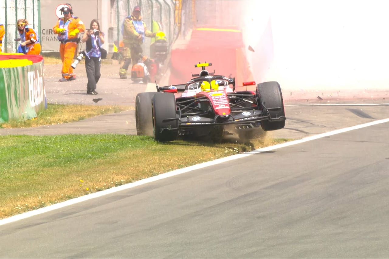 F1ベルギーGP フリー走行3回目 結果・タイムシート：アントネッリ最速