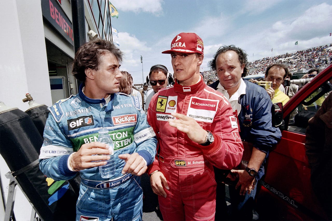 ミハエル・シューマッハ フェラーリF1加入時にアレジとベルガー放出を要求か