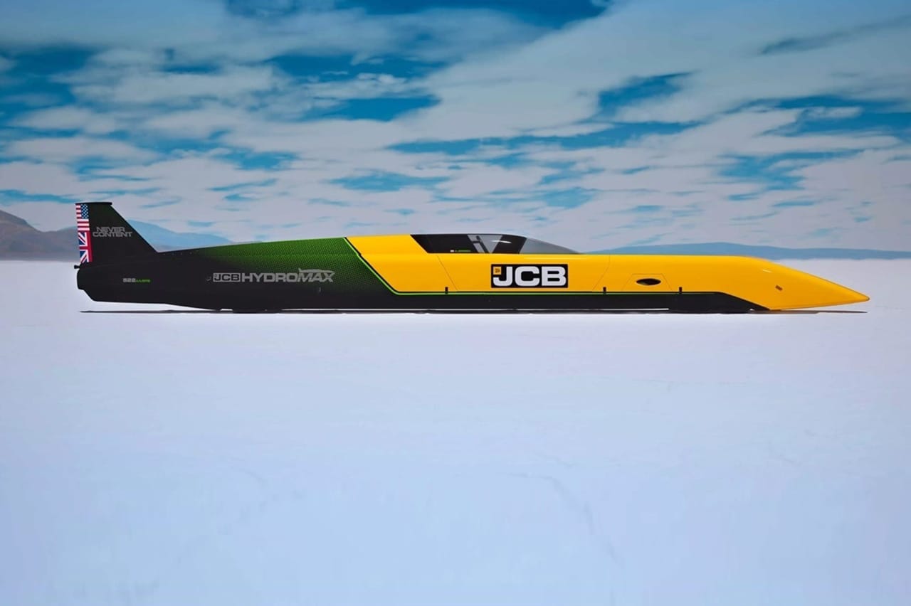 アストンマーティンF1スポンサーJCB 水素エンジン車で世界最速653km/h