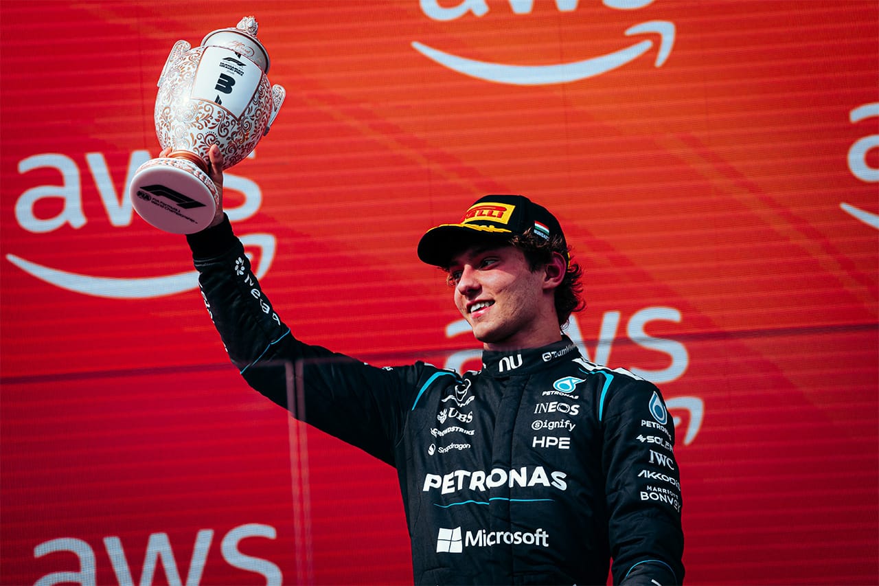 メルセデスF1 ヴォルフは“迷信深い” アントネッリ50点リードにも慎重