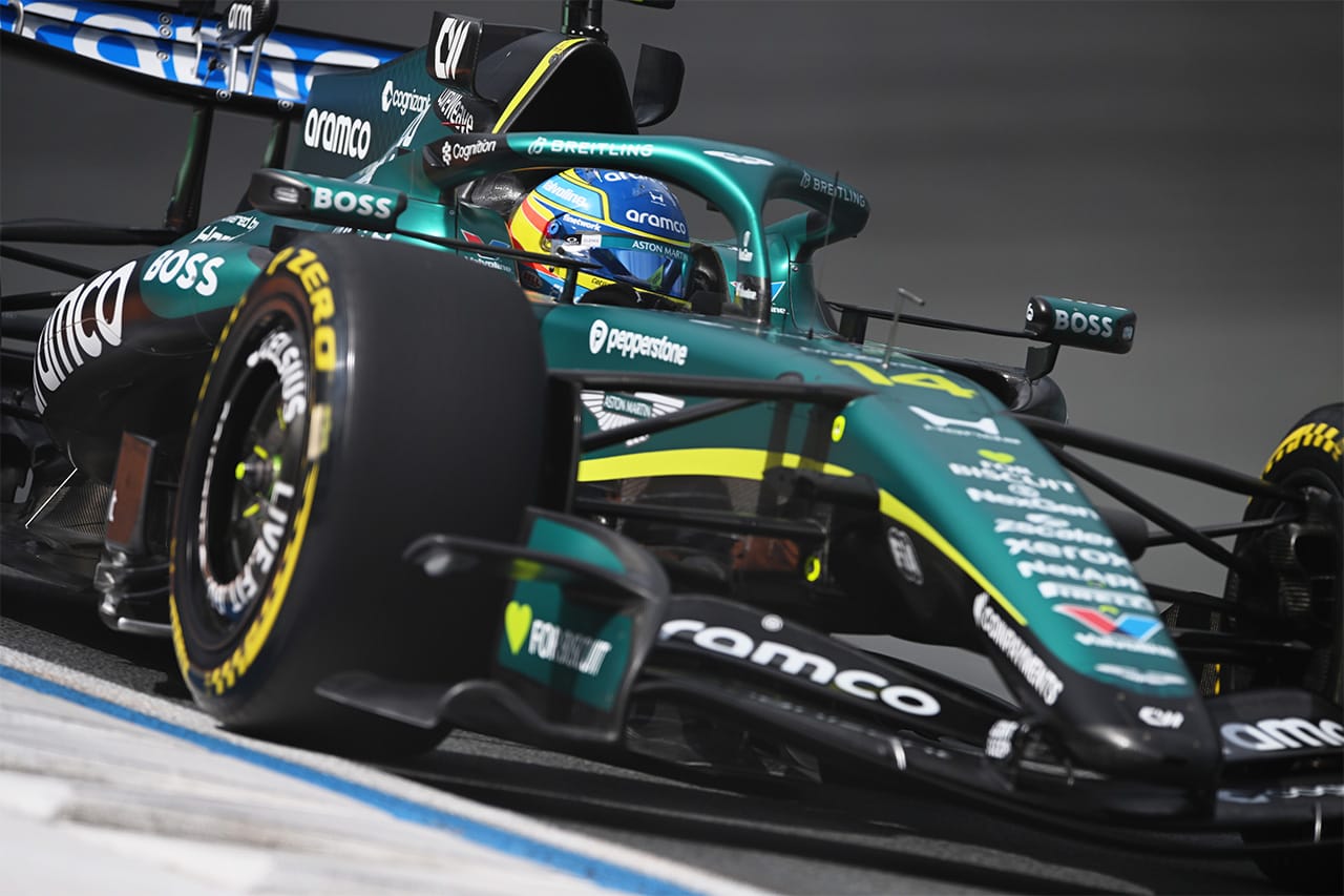 F1オランダGPスプリント予選SQ1：角田裕毅13番手で突破 アロンソ最下位敗退