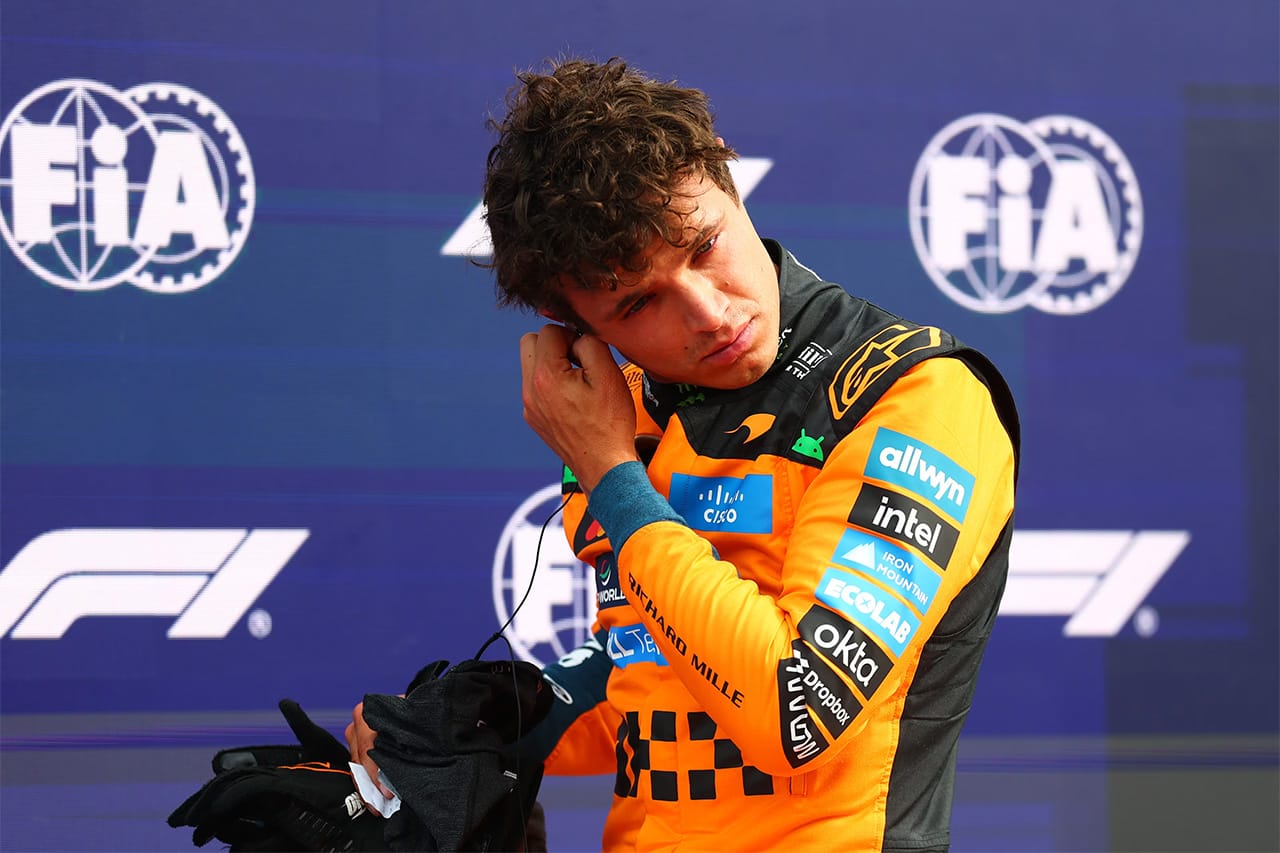 ランド・ノリス F1オランダGPスプリント予選で0.041秒差の2番手「少し残念」