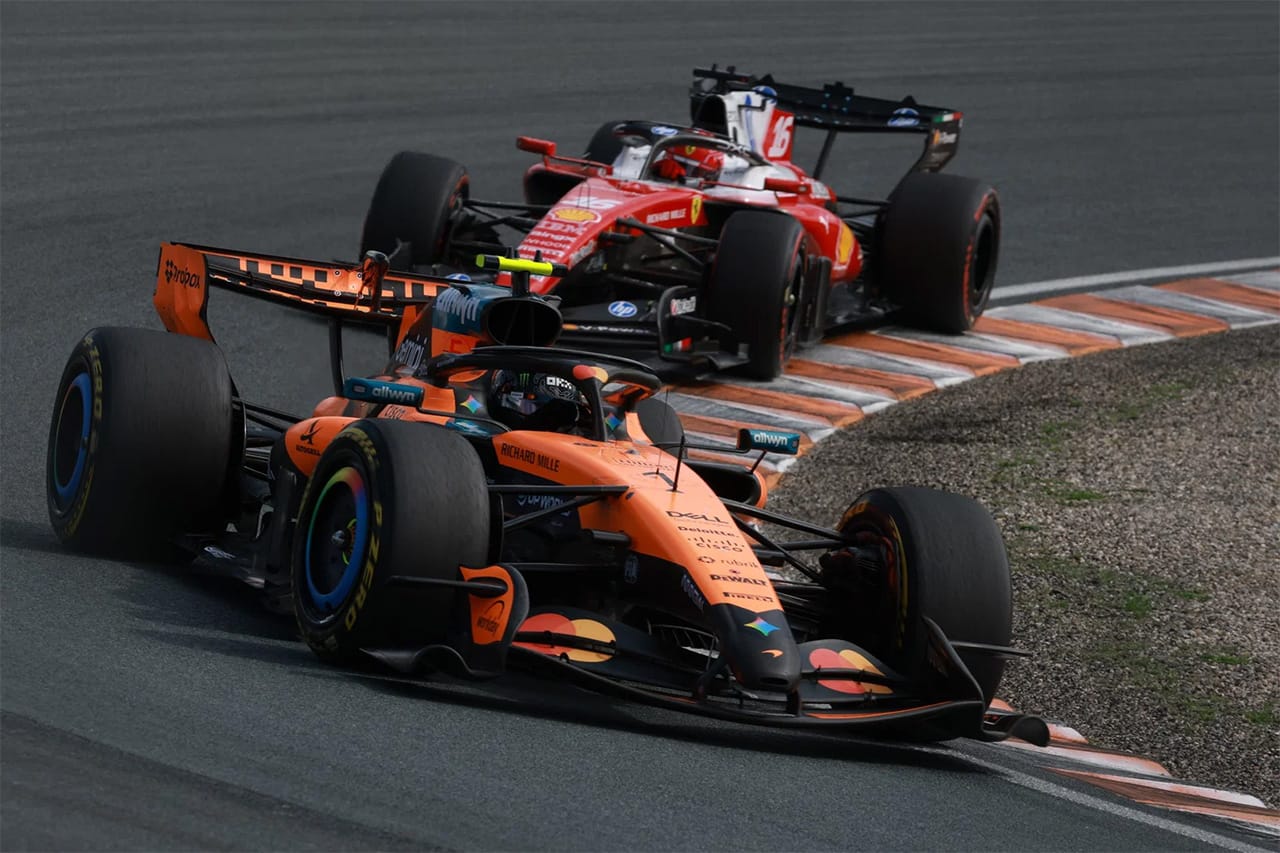 F1オランダGP 予選 ハイライト動画：ノリスが雨迫るQ3制して2戦連続ポール