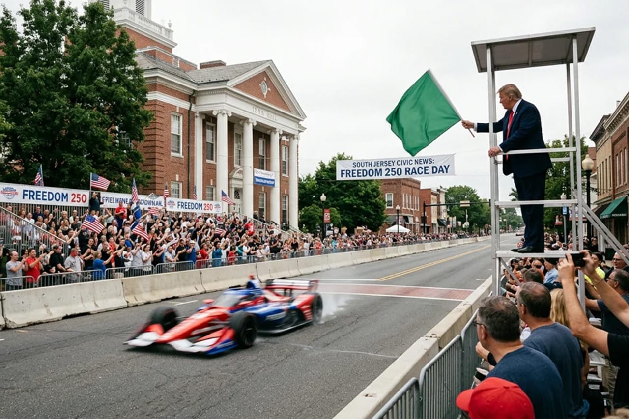 トランプ大統領 インディカー初のワシントン市街地戦でグリーンフラッグ