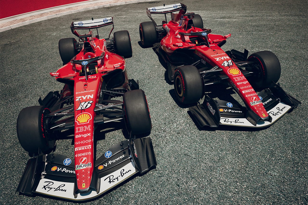 フェラーリF1 イタリアGPのミハエル・シューマッハ特別カラーSF-26を披露