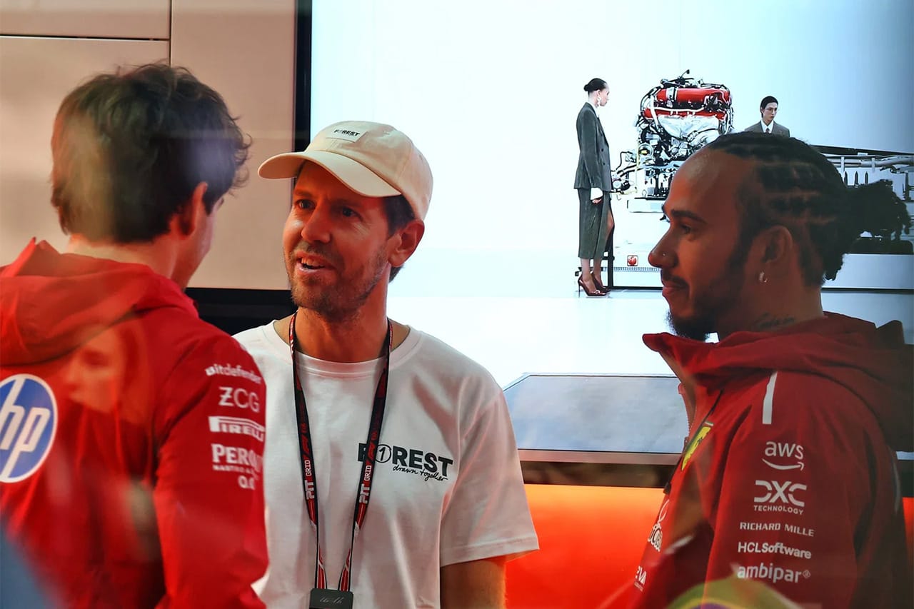 セバスチャン・ベッテル フェラーリF1に帰還 シューマッハのF2002をモンツァで走行