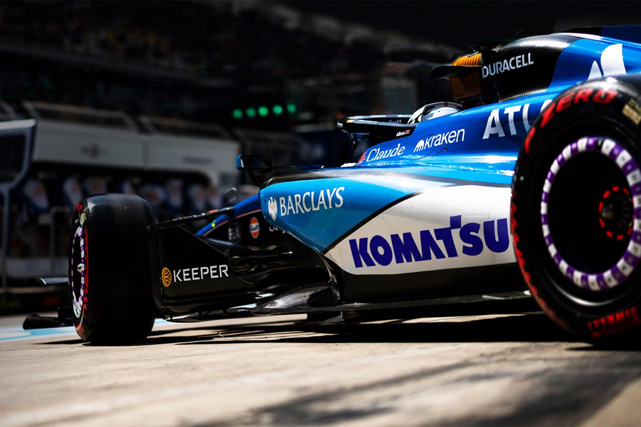 ウィリアムズF1 コマツとの提携延長 将来マシンの主要部品開発を技術支援