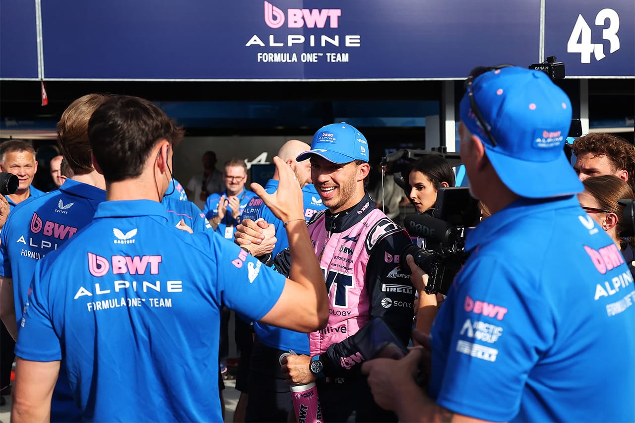 アルピーヌF1 ピエール・ガスリー初ポールで勝利宣言「勝ちにいく」