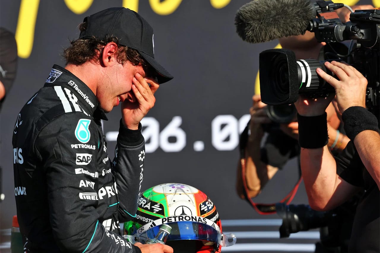 キミ・アントネッリ F1イタリアGPで母国初優勝に涙「絶対に忘れない一日」