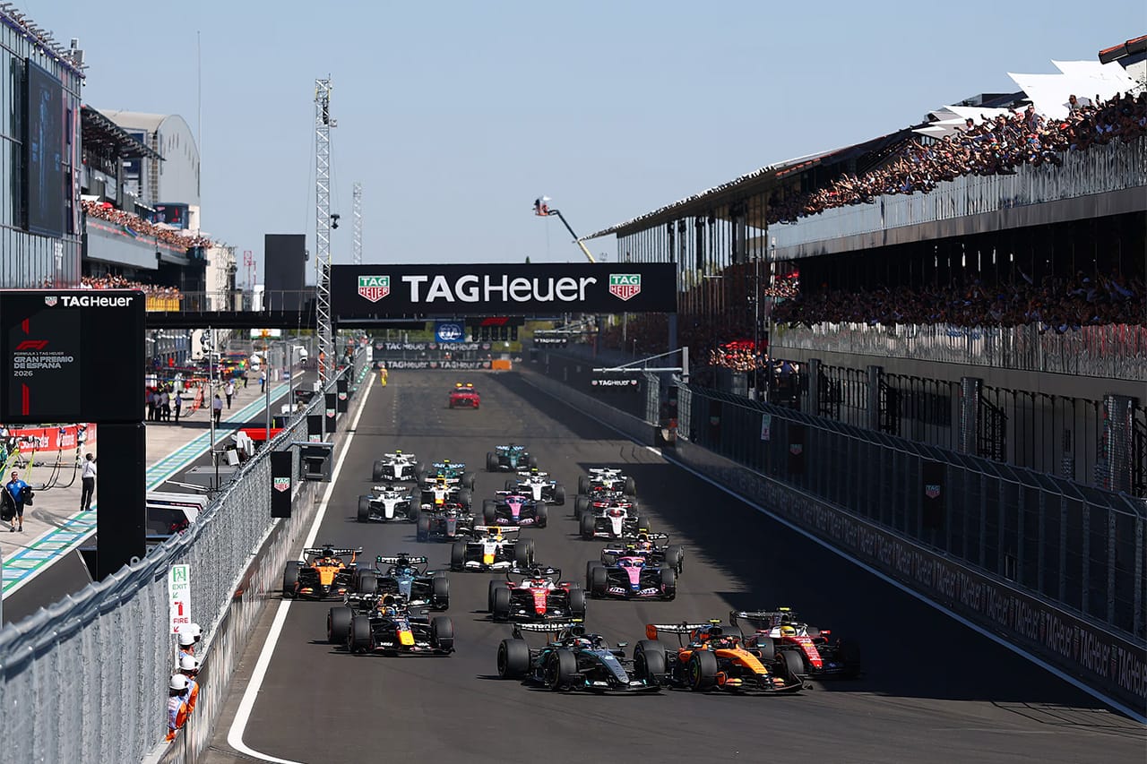 F1スペインGP 決勝 結果・タイムシート:アントネッリ優勝 角田裕毅14位