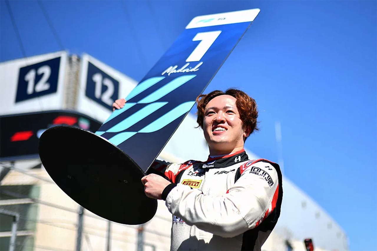 宮田莉朋 F2初優勝に喜び「ようやく勝てた」日本人1204日ぶりの勝利
