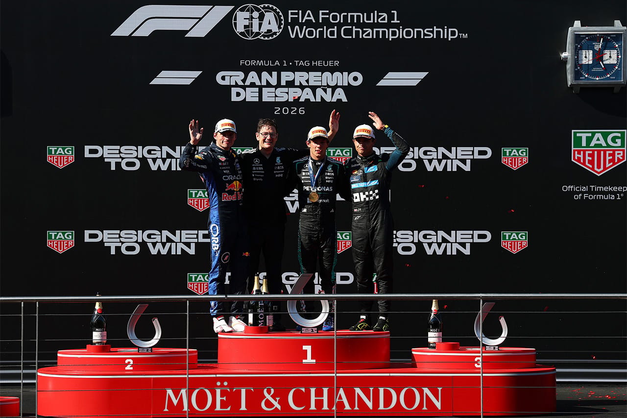 F1ポイントランキング スペインGP終了時:キミ・アントネッリが首位独走