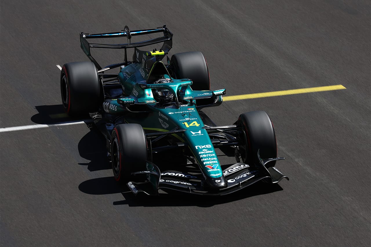 アストンマーティン・ホンダF1 マドリンクで最高速苦戦 アロンソは11.3km/h差