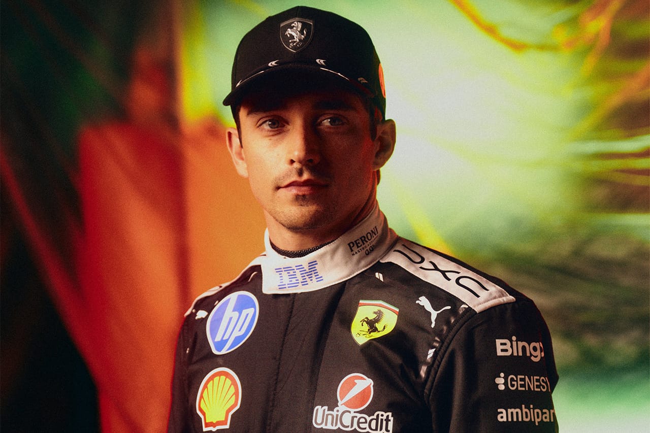 シャルル・ルクレール F1シンガポールGPでオールブラック仕様 限定キャップを発表