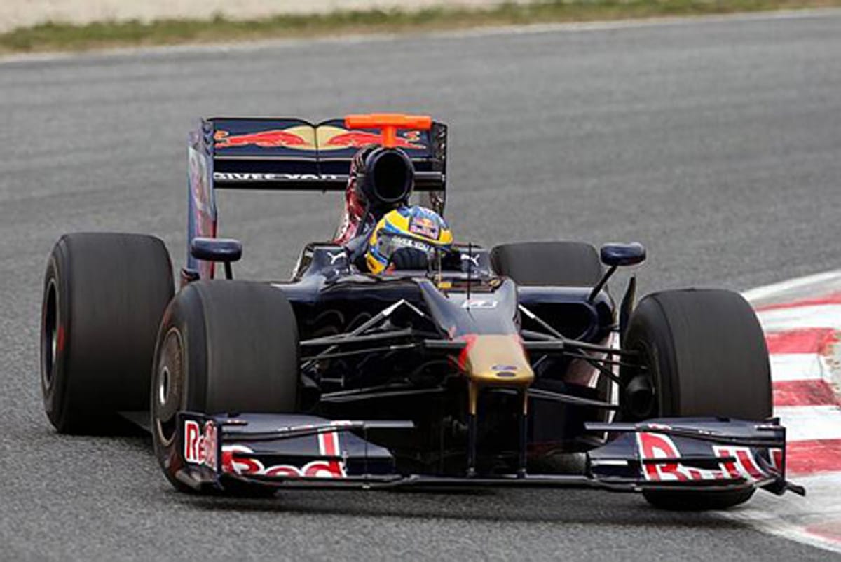 トロ・ロッソ STR4:走行画像